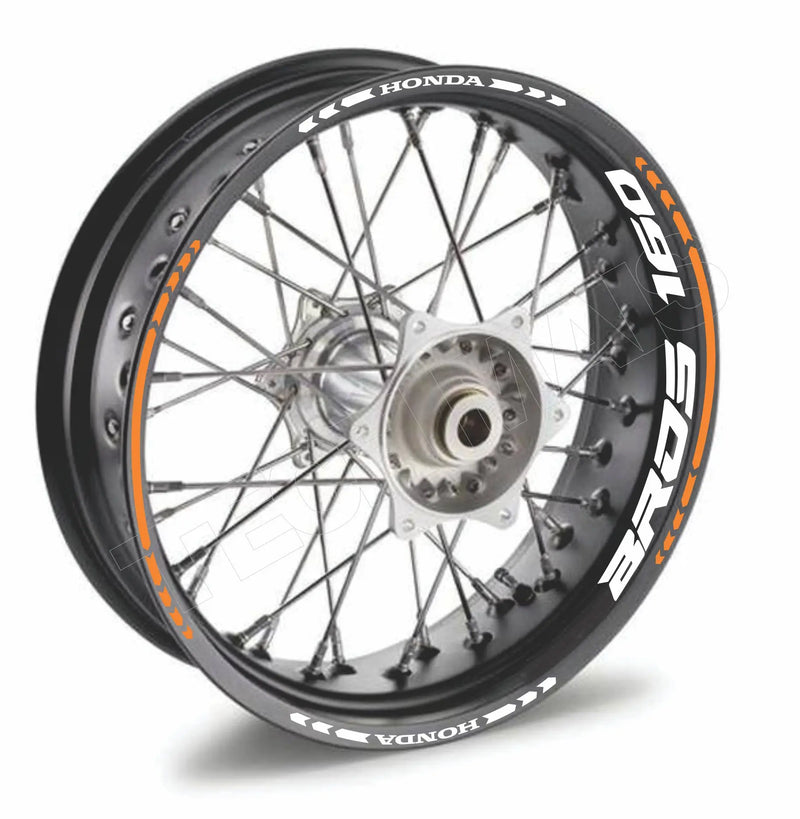 160 BROS Wheels Reflective Stickers Kit For Motorcycles